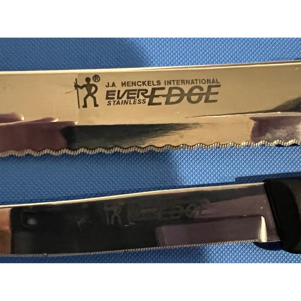 JA Henckels International Everedge Knife Set 4pc Stainless Steel Black Handle - Picture 7 of 10